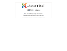 Tablet Screenshot of intranet.noex.ag